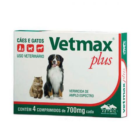 Imagem de Vetmax Plus 700mg - 4 comprimidos