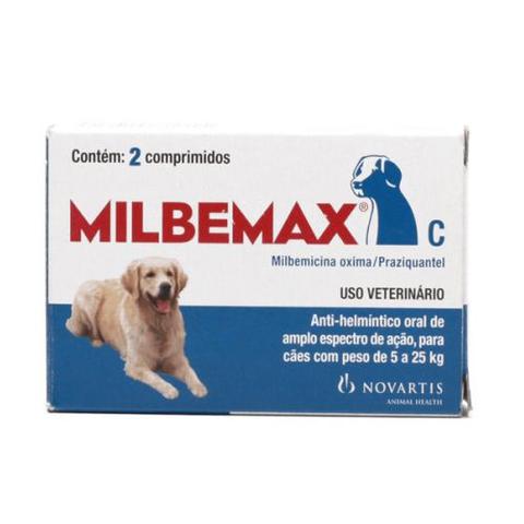 Imagem de Milbemax C 5 A 25 KG 2 Comprimidos