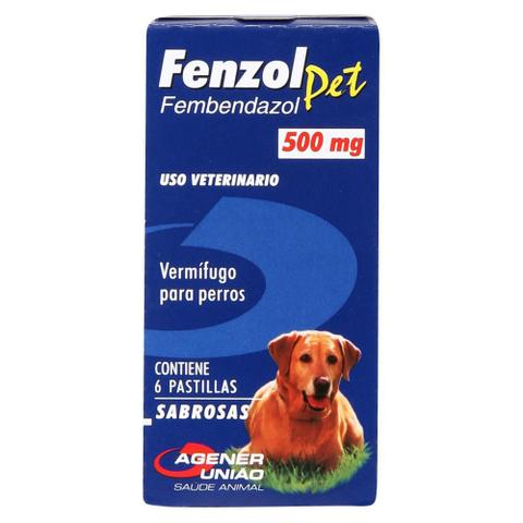 Imagem de Vermífugo Fenzol Agener 500mg c/ 6 comprimidos