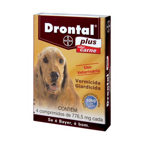 Imagem de Vermífugo Drontal Plus 10KG Carne - 4/Comprimidos