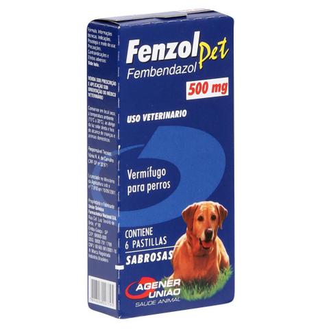 Imagem de Vermífugo Fenzol Agener 500mg c/ 6 comprimidos