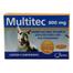 Imagem de Multitec 800mg Vermifugo Cães 10kg 4 Comprimidos Syntec